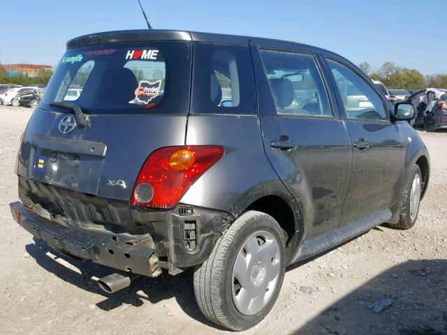 JTKKT624950080451 - 2005 TOYOTA SCION XA GRAY photo 4