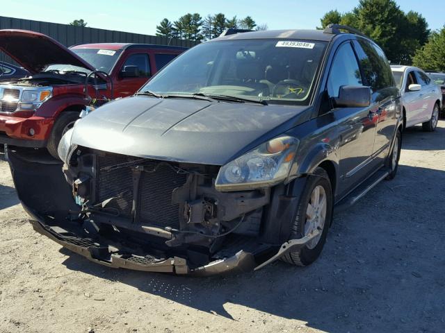 5N1BV28U64N329013 - 2004 NISSAN QUEST S GRAY photo 2