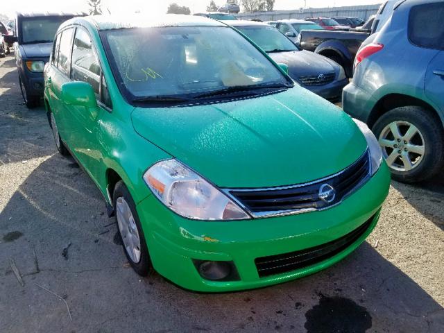 3N1BC1CP5CK204257 - 2012 NISSAN VERSA S GREEN photo 1