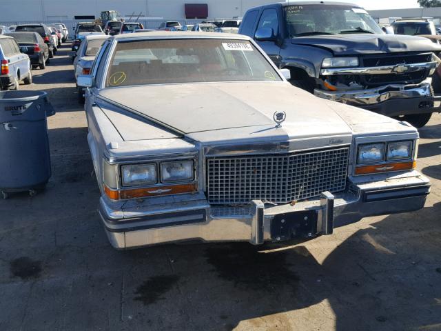 1G6DW51Y5J9727619 - 1988 CADILLAC BROUGHAM SILVER photo 1