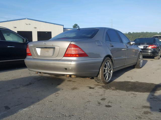 WDBNG75J16A472303 - 2006 MERCEDES-BENZ S 500 SILVER photo 4