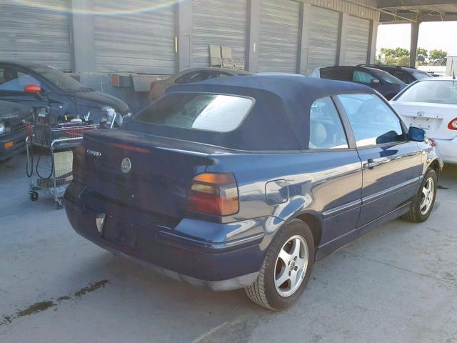 3VWDC21V7YM802470 - 2000 VOLKSWAGEN CABRIO GLS BLUE photo 4