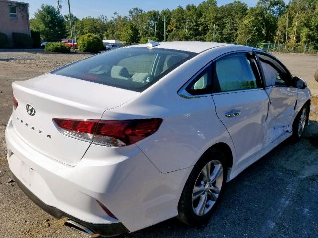 5NPE34AF5JH602940 - 2018 HYUNDAI SONATA SPO SILVER photo 4