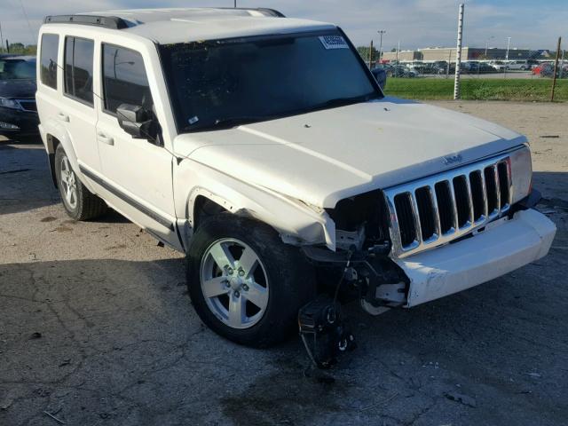1J8HG48P67C527663 - 2007 JEEP COMMANDER WHITE photo 1