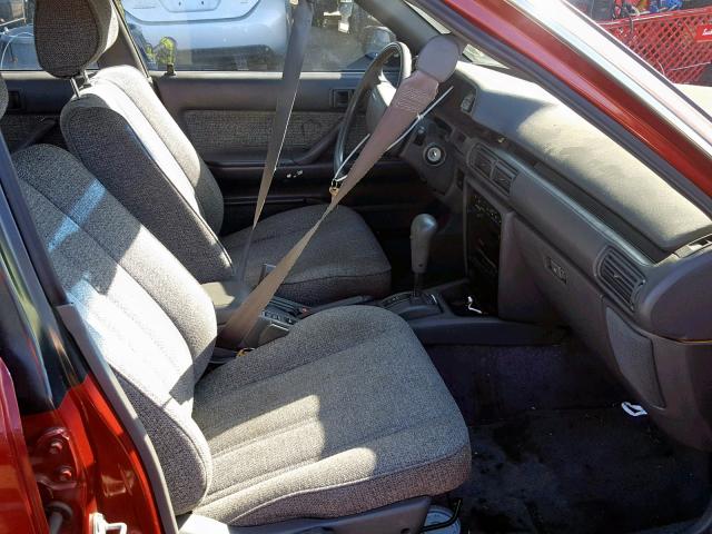 JT2VV21W0L0103907 - 1990 TOYOTA CAMRY DLX 红色 照片 5