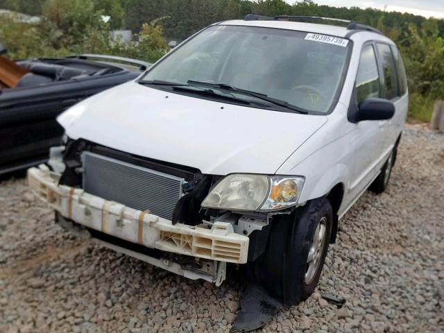 JM3LW28A220302288 - 2002 MAZDA MPV WAGON WHITE photo 2