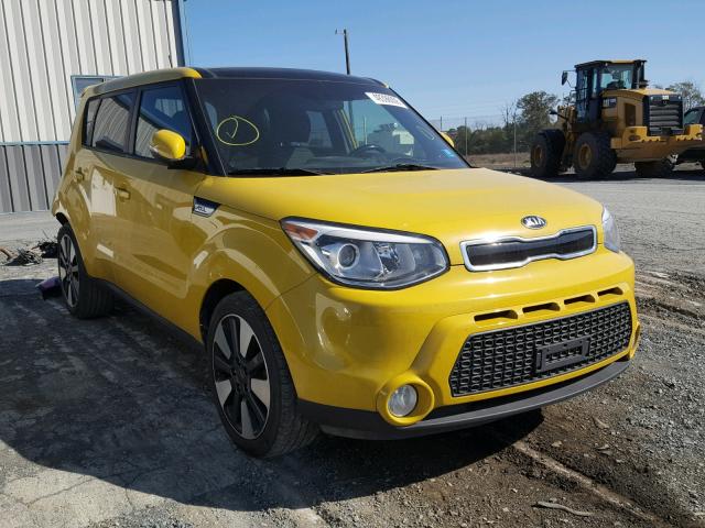 KNDJX3A56E7030582 - 2014 KIA SOUL ! YELLOW photo 1