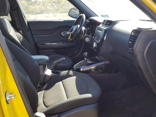 KNDJX3A56E7030582 - 2014 KIA SOUL ! YELLOW photo 5