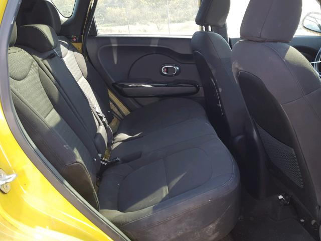 KNDJX3A56E7030582 - 2014 KIA SOUL ! YELLOW photo 6