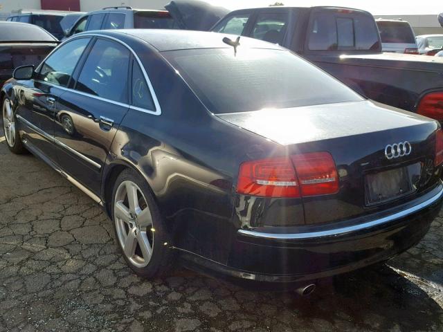 WAULL44E26N015710 - 2006 AUDI A8 4.2 QUA BLACK photo 3