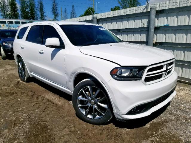 1C4RDHDG4HC930480 - 2017 DODGE DURANGO GT WHITE photo 1