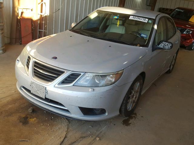 YS3FB49Y681154425 - 2008 SAAB 9-3 2.0T SILVER photo 2