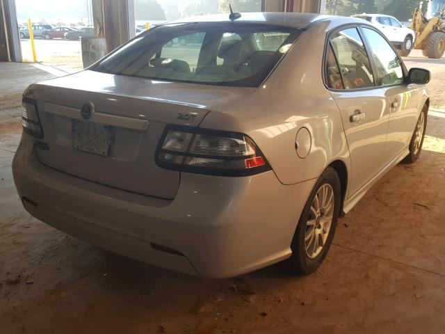 YS3FB49Y681154425 - 2008 SAAB 9-3 2.0T SILVER photo 4