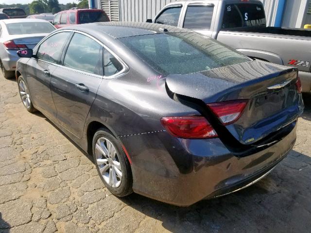 1C3CCCAB6FN607462 - 2015 CHRYSLER 200 LIMITE SILVER photo 3