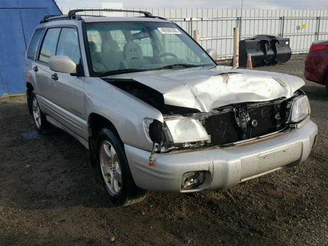 JF1SF65601H748182 - 2001 SUBARU FORESTER S Gümüş foto 1