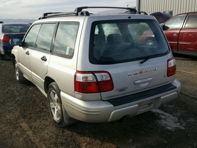 JF1SF65601H748182 - 2001 SUBARU FORESTER S Gümüş foto 3