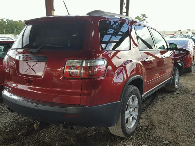 1GKKRPED8CJ242461 - 2012 GMC ACADIA SLE RED photo 4