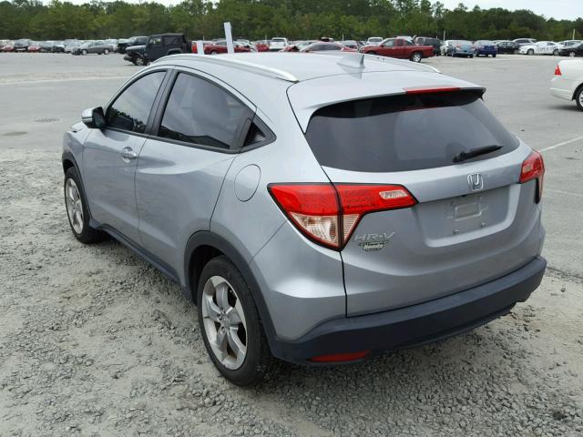 3CZRU5H76HM705589 - 2017 HONDA HR-V EXL SILVER photo 3