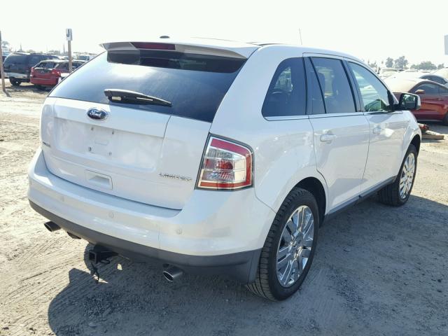 2FMDK3KC9ABA57586 - 2010 FORD EDGE LIMIT WHITE photo 4