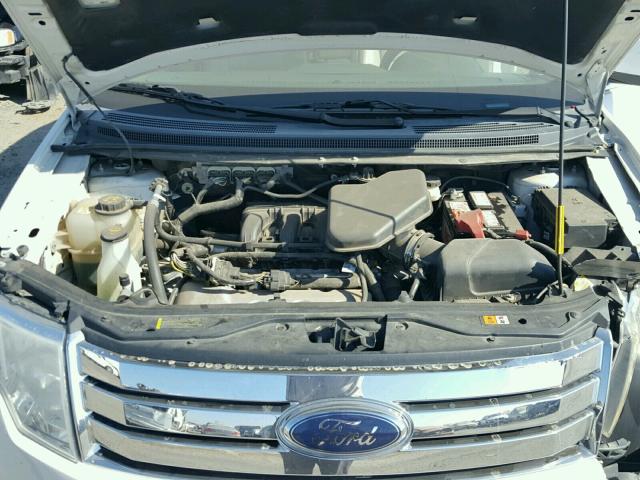 2FMDK3KC9ABA57586 - 2010 FORD EDGE LIMIT WHITE photo 7