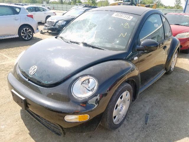 3VWBB21C42M419781 - 2002 VOLKSWAGEN NEW BEETLE შავი ფოტო 2
