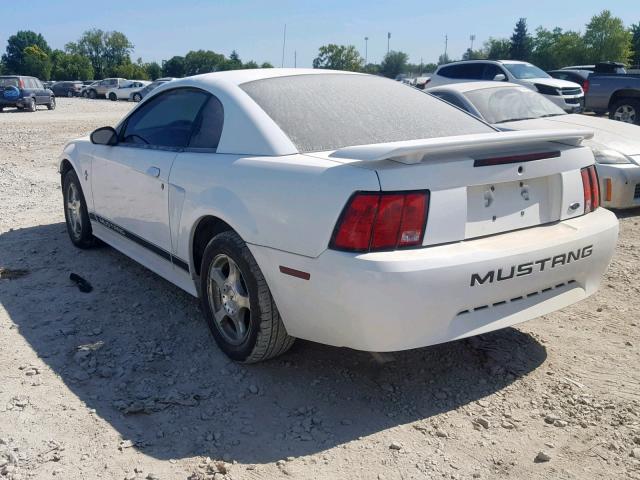 1FAFP40472F119413 - 2002 FORD MUSTANG WHITE photo 3