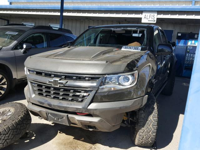 1GCPTEE13J1109357 - 2018 CHEVROLET COLORADO Z BLACK photo 2