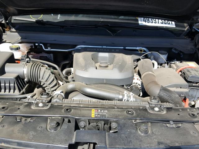 1GCPTEE13J1109357 - 2018 CHEVROLET COLORADO Z BLACK photo 7