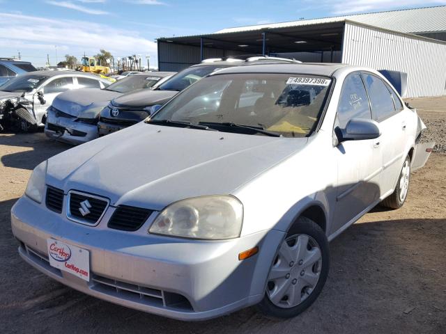 KL5JD56Z65K116025 - 2005 SUZUKI FORENZA S SILVER photo 2