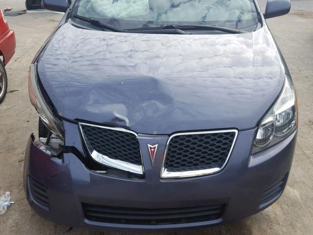 5Y2SM67029Z462428 - 2009 PONTIAC VIBE BLUE photo 7