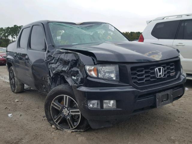 5FPYK1F75DB016412 - 2013 HONDA RIDGELINE BLACK photo 1