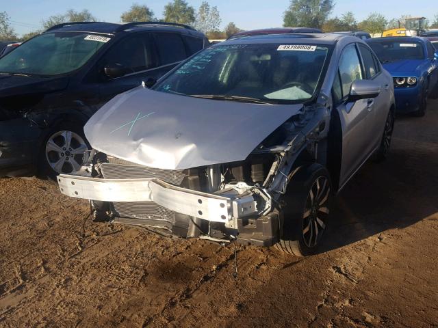 19XFB2F95FE056263 - 2015 HONDA CIVIC EXL SILVER photo 2