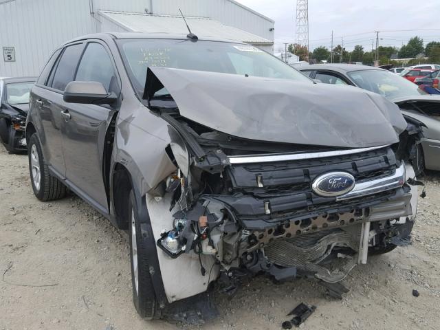 2FMDK4JCXEBA94501 - 2014 FORD EDGE SEL GRAY photo 1