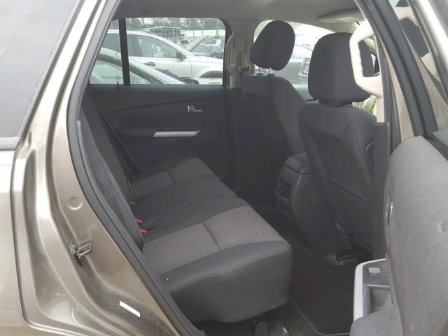 2FMDK4JCXEBA94501 - 2014 FORD EDGE SEL GRAY photo 6