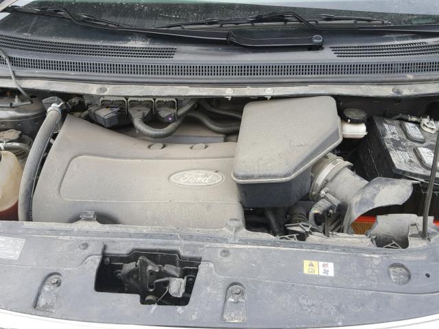 2FMDK4JCXEBA94501 - 2014 FORD EDGE SEL GRAY photo 7