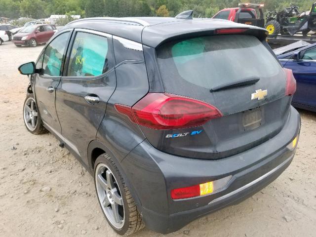 1G1FX6S00J4117862 - 2018 CHEVROLET BOLT EV PR GRAY photo 3