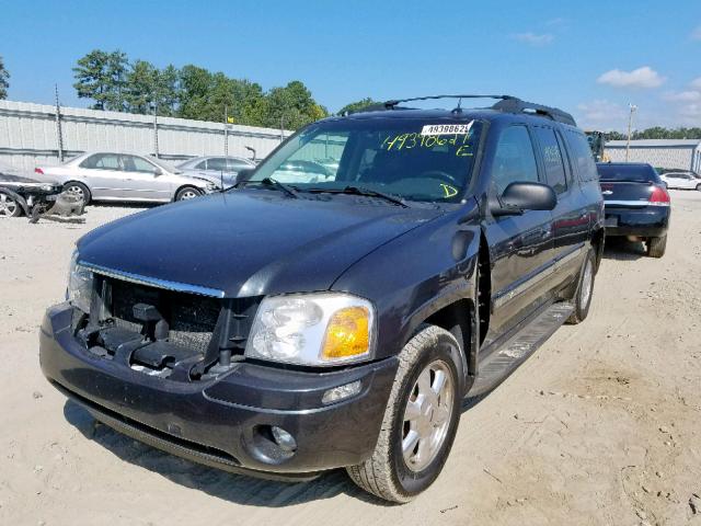 1GKET16S456150066 - 2005 GMC ENVOY XL CHARCOAL photo 2