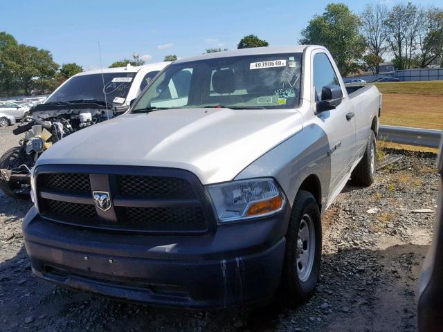 3C6JD6DP7CG271101 - 2012 DODGE RAM 1500 S SILVER photo 2