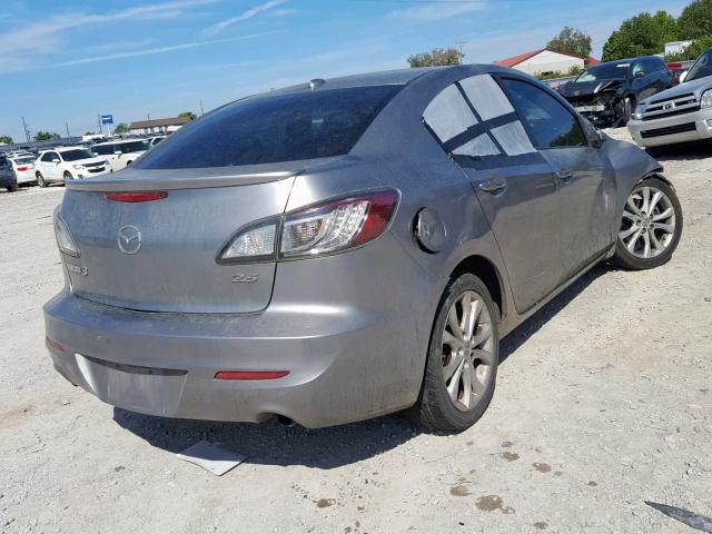 JM1BL1S58A1169371 - 2010 MAZDA 3 S GRAY photo 4