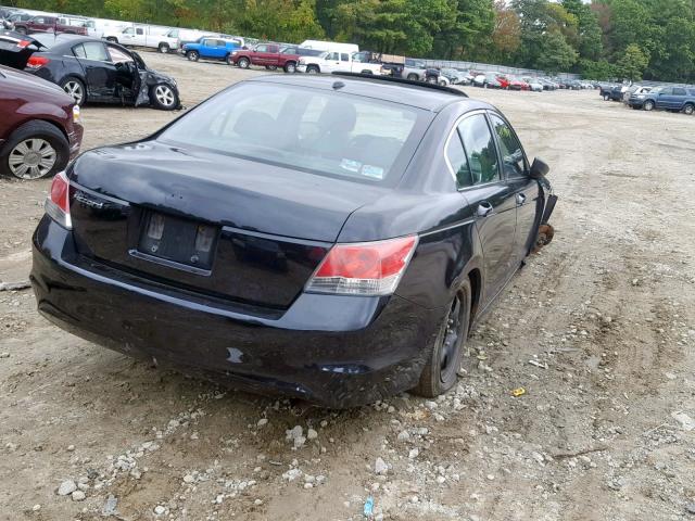 1HGCP26898A017999 - 2008 HONDA ACCORD EXL BLACK photo 4