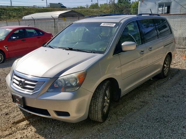 5FNRL38648B415232 - 2008 HONDA ODYSSEY EX SILVER photo 2