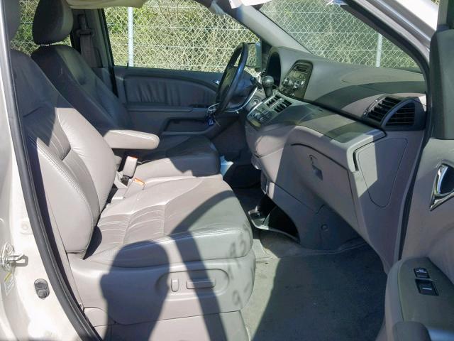 5FNRL38648B415232 - 2008 HONDA ODYSSEY EX SILVER photo 5