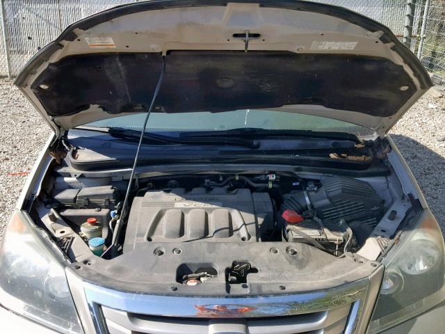 5FNRL38648B415232 - 2008 HONDA ODYSSEY EX SILVER photo 7