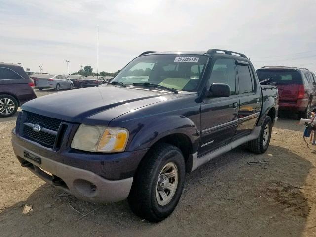 1FMZU77E11UA37330 - 2001 FORD EXPLORER S BLUE photo 2