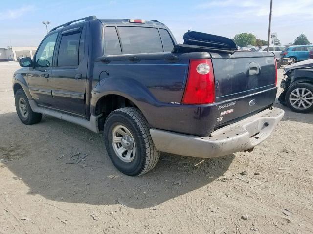 1FMZU77E11UA37330 - 2001 FORD EXPLORER S BLUE photo 3