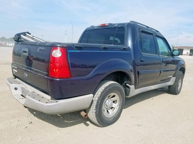 1FMZU77E11UA37330 - 2001 FORD EXPLORER S BLUE photo 4