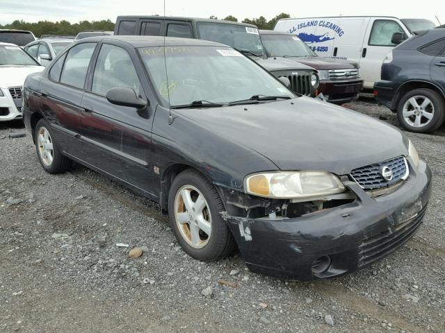 3N1AB51A43L734301 - 2003 NISSAN SENTRA SE- BLACK photo 1