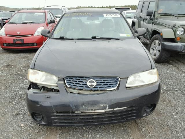 3N1AB51A43L734301 - 2003 NISSAN SENTRA SE- BLACK photo 9