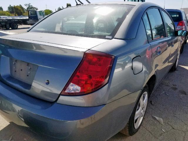 1G8AZ58F87Z123139 - 2007 SATURN ION LEVEL BLUE photo 4