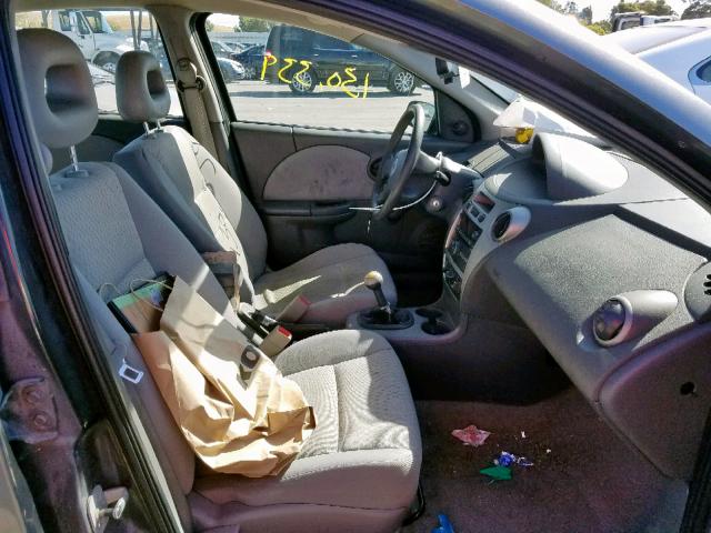 1G8AZ58F87Z123139 - 2007 SATURN ION LEVEL BLUE photo 5